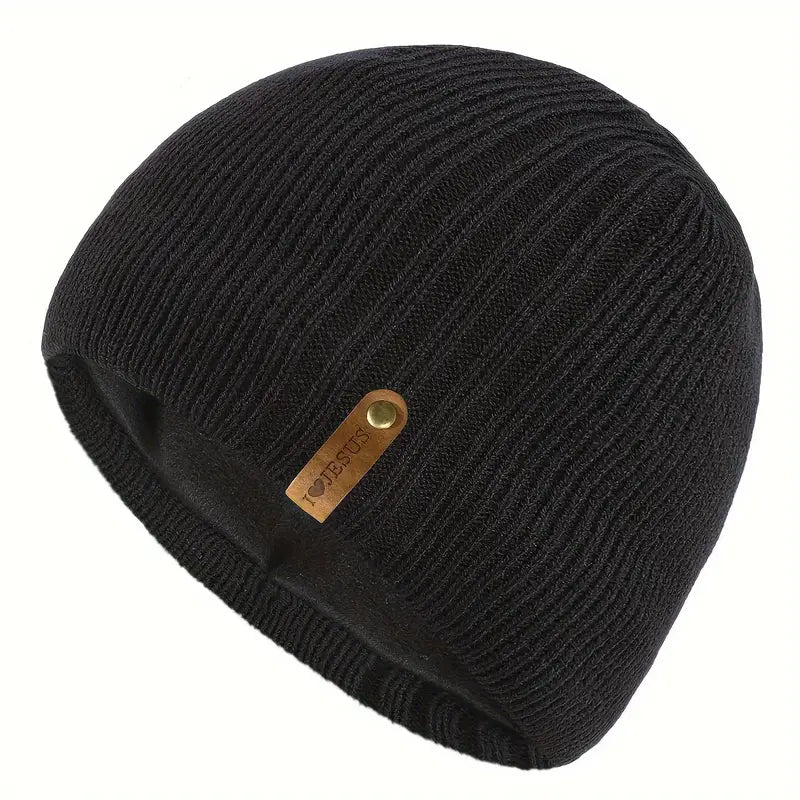 Soft Fleece-Lined Knit Beanie